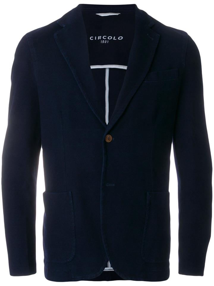 Circolo 1901 Fitted Blazer - Blue