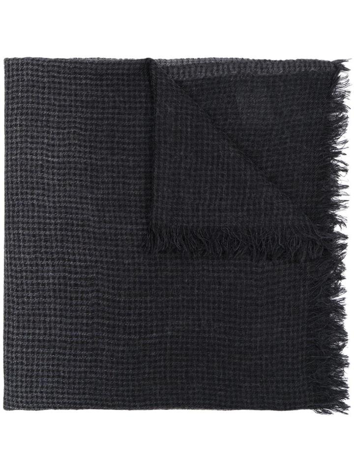 Z Zegna Gradient Tone Scarf - Black