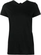 Proenza Schouler Open Back T-shirt, Women's, Size: Medium, Black, Cotton