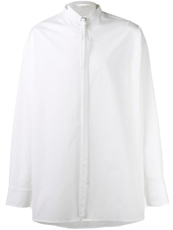 Raf Simons Oversized Shirt, Men's, Size: 46, White, Cotton/spandex/elastane