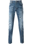 Philipp Plein 'positano' Jeans, Men's, Size: 34, Blue, Cotton/spandex/elastane/polyester