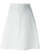 Proenza Schouler Jacquard A-line Skirt, Women's, Size: 8, White, Cotton/silk/viscose/silk