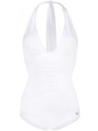 Dolce & Gabbana Halterneck Swimsuit - White