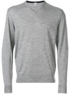 Eleventy V-neck Sweater - Grey