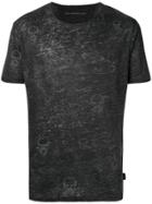 John Varvatos Skull Print T-shirt - Black
