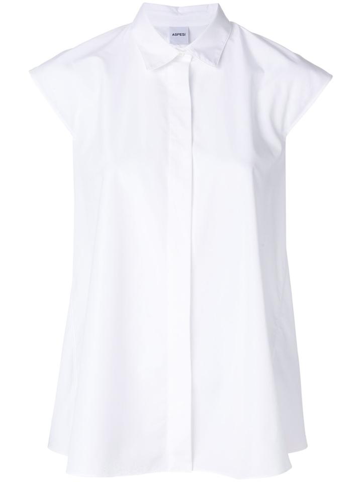 Aspesi Cap Sleeve Shirt - White