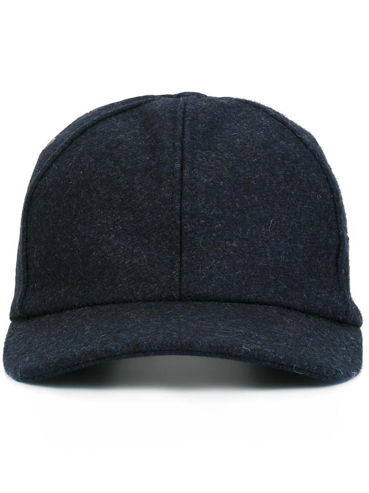 Ami Alexandre Mattiussi - Classic Cap - Men - Cotton/polyamide/polyester/wool - One Size, Blue, Cotton/polyamide/polyester/wool