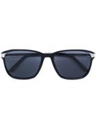 Cartier Square Frame Tinted Sunglasses - Black