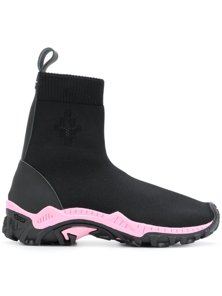 Marcelo Burlon County Of Milan Flyknit Boots - Black