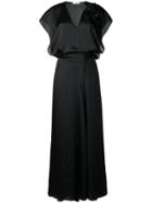 Nina Ricci Floral-appliquéd Dress - Black