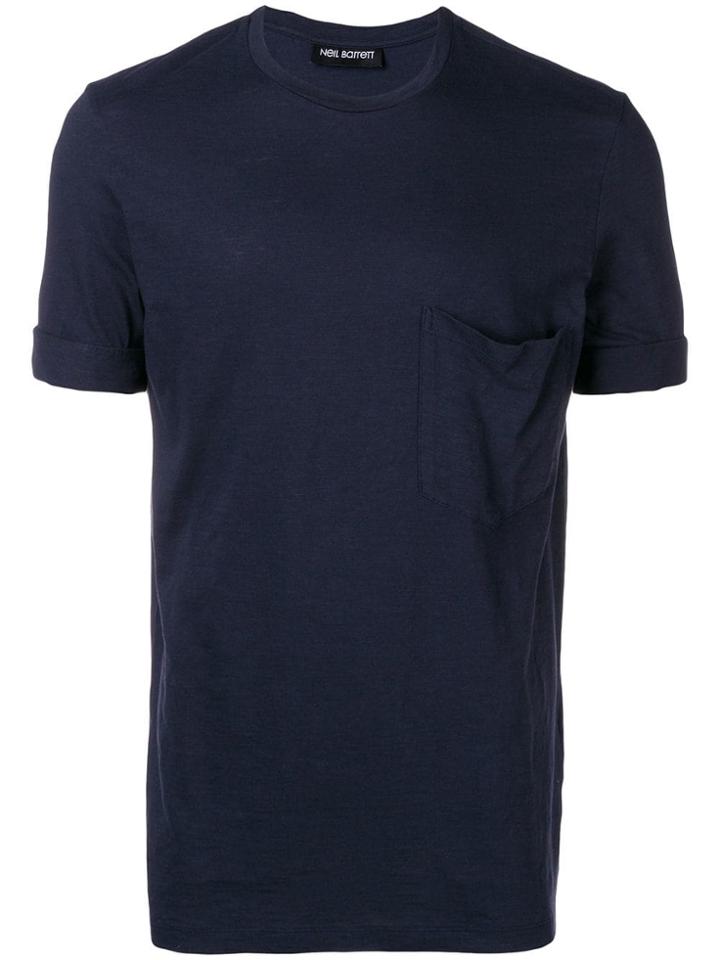 Neil Barrett Simple T-shirt - Blue