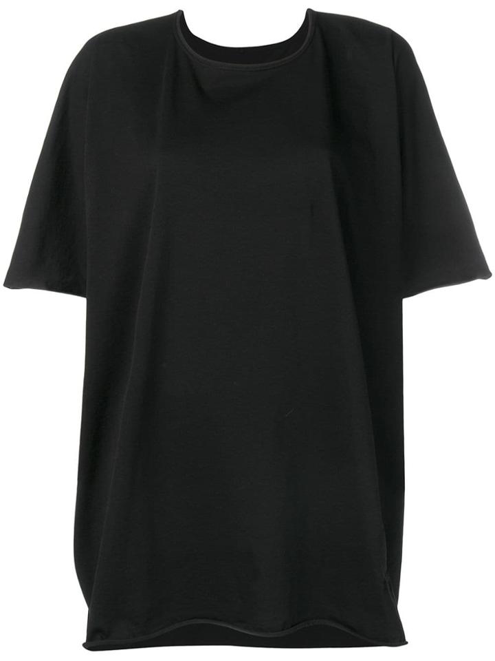 Rick Owens Drkshdw Oversized Longline T-shirt - Black
