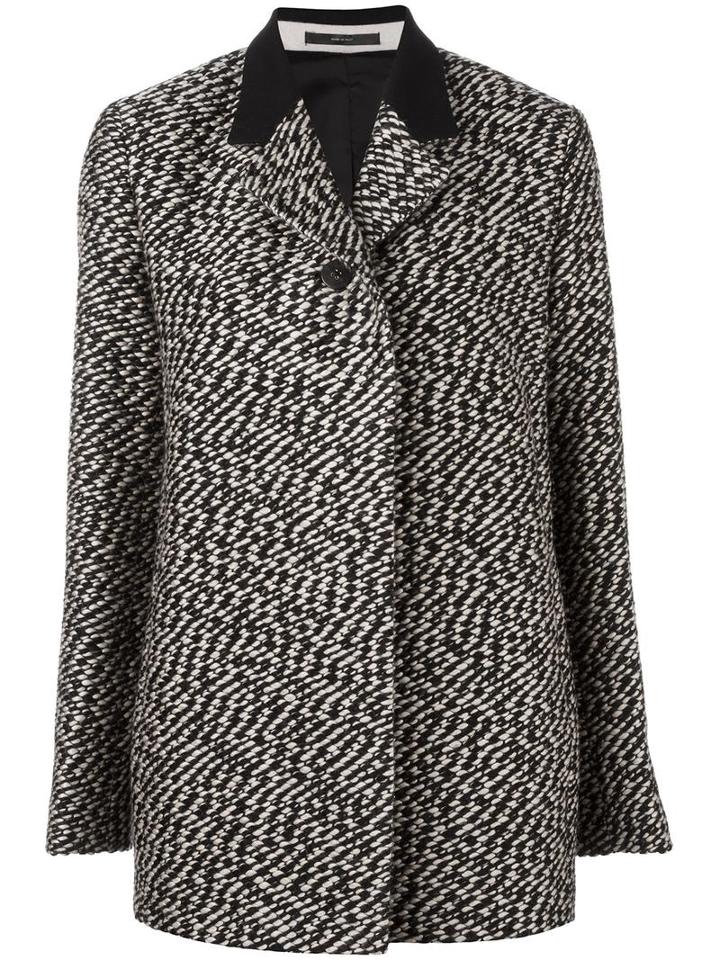Paul Smith Single Breasted Coat, Women's, Size: 46, Black, Wool/polyester/cupro