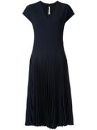 Dion Lee Annex Pleat Dress - Blue