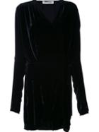 Attico 'anjelica' Dress, Women's, Size: 40, Black, Silk/viscose