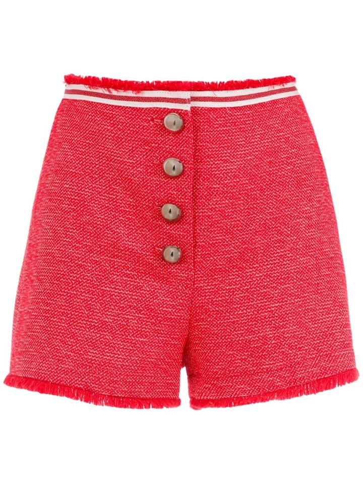 Nk Knitted Shorts - Red