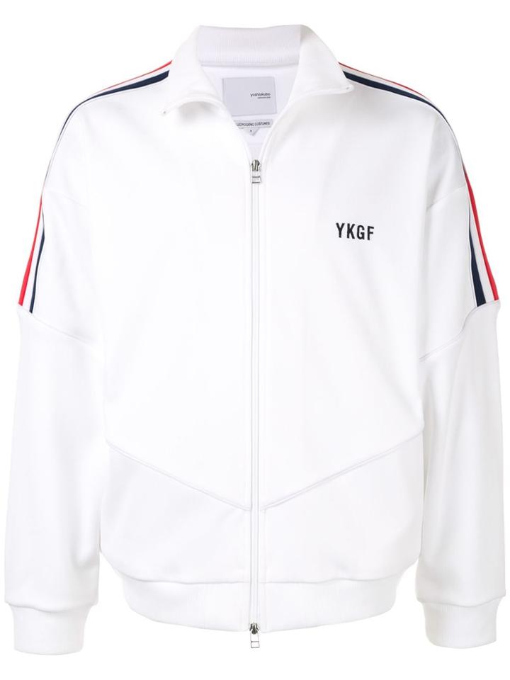 Yoshiokubo Panelled Sports Jacket - White