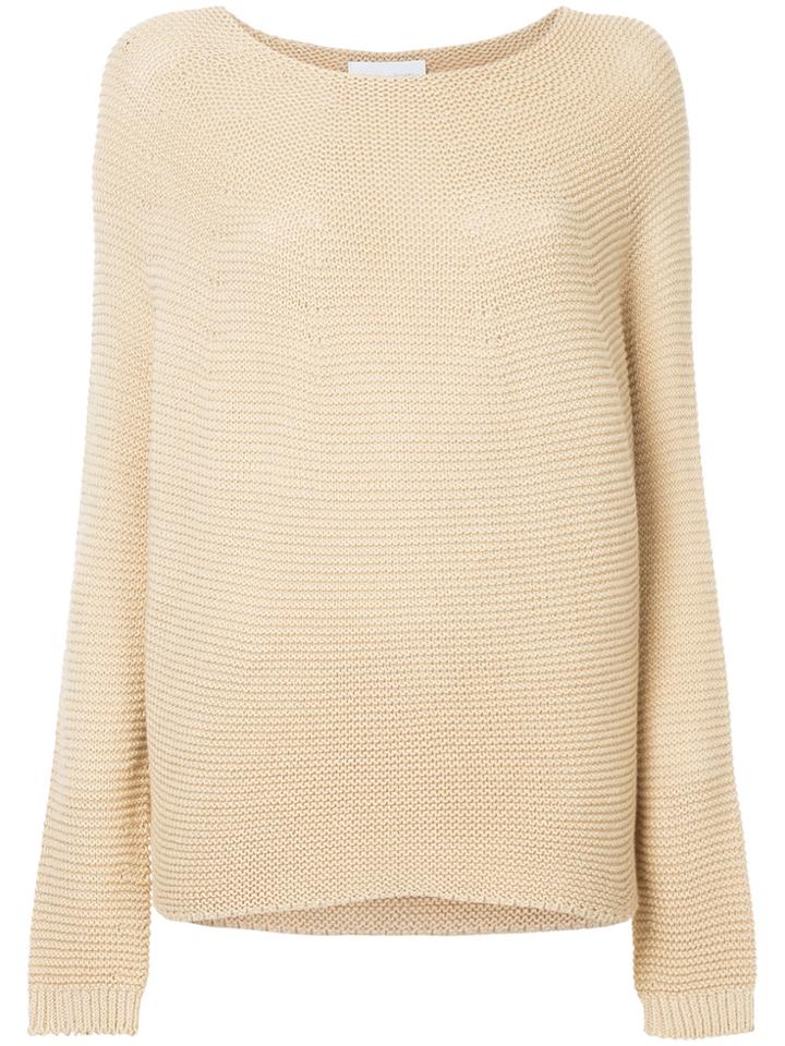 Christian Wijnants Chunky Knit Jumper - Nude & Neutrals