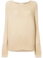 Christian Wijnants Chunky Knit Jumper - Nude & Neutrals