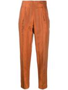 Romeo Gigli Pre-owned 1997 Tapered Trousers - Orange