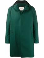 Mackintosh Clarkston Bonded Wool & Mohair Coat - Green
