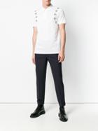 Neil Barrett Cross Short-sleeve Polo Top - White