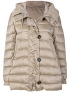 's Max Mara Hooded Puffer Jacket - Nude & Neutrals