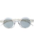 Kuboraum Round Frame Tinted Sunglasses - Nude & Neutrals