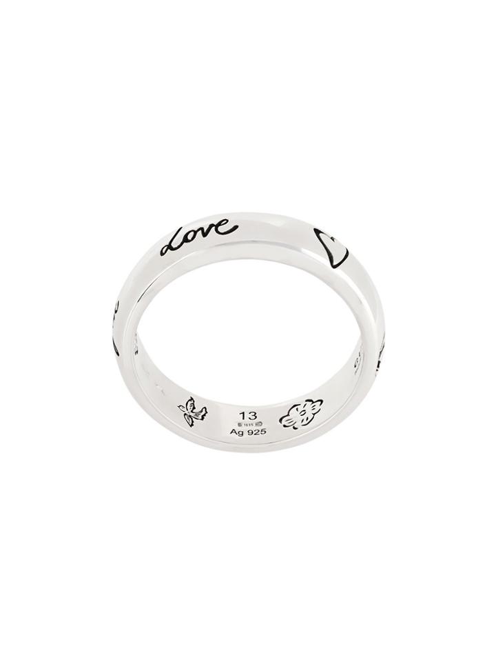 Gucci Blind For Love Ring - Metallic