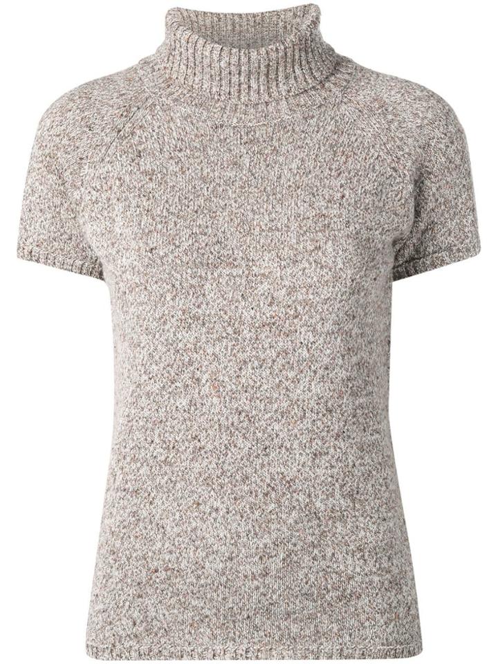 Circolo 1901 Roll Neck Top - Neutrals