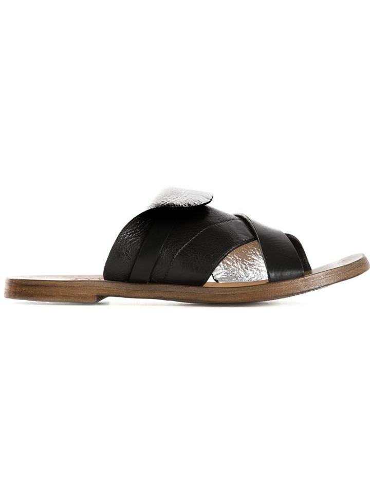 Silvano Sassetti Crisscross Strap Sandals