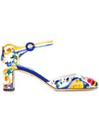 Dolce & Gabbana Majolica Print Mary Jane Pumps