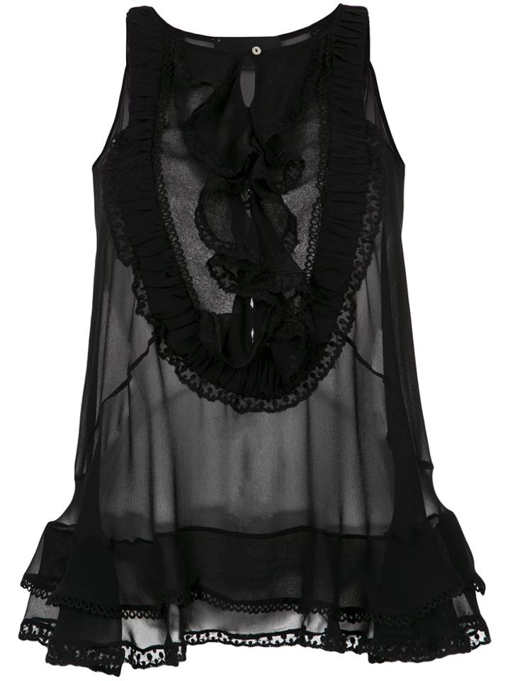 Andrea Bogosian Bib Tank Top - Black
