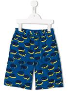 Stella Mccartney Kids Printed Swim Shorts, Toddler Boy's, Size: 2 Yrs, Blue