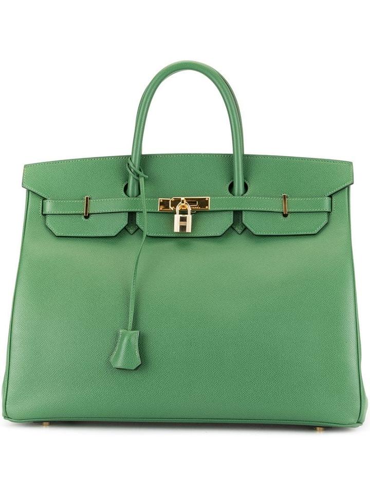 Hermès Pre-owned Birkin 40 Bag - Green