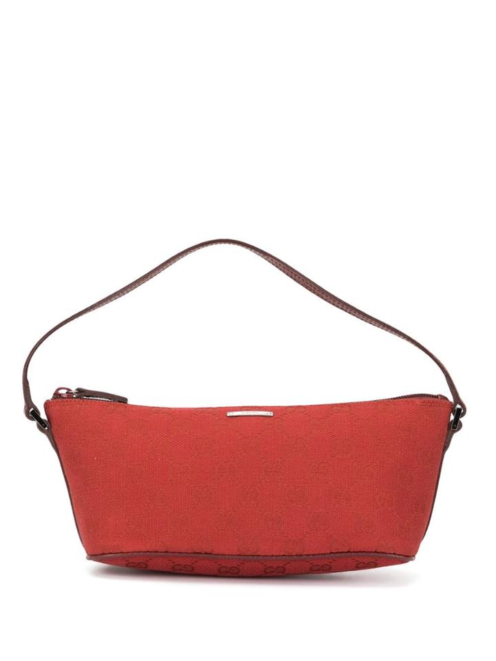 Gucci Pre-owned Gg Supreme Tote - Red