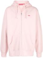 Supreme Small Box Zip Hoodie - Pink