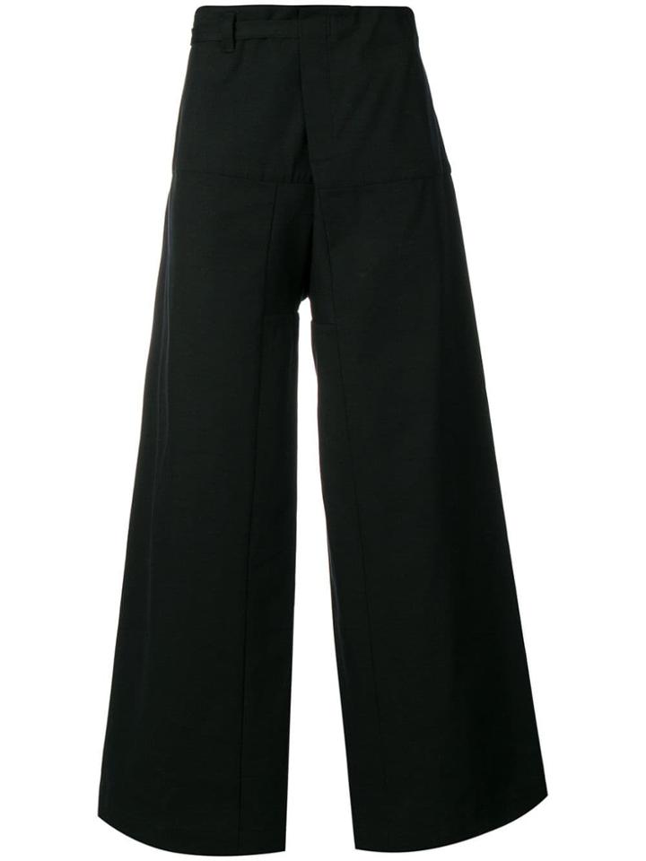Acne Studios Wide Legged Trousers - Black