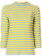 Marc Jacobs Striped Knitted Top - Yellow & Orange