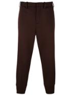 Neil Barrett Regular Trousers, Men's, Size: 50, Brown, Cotton/viscose