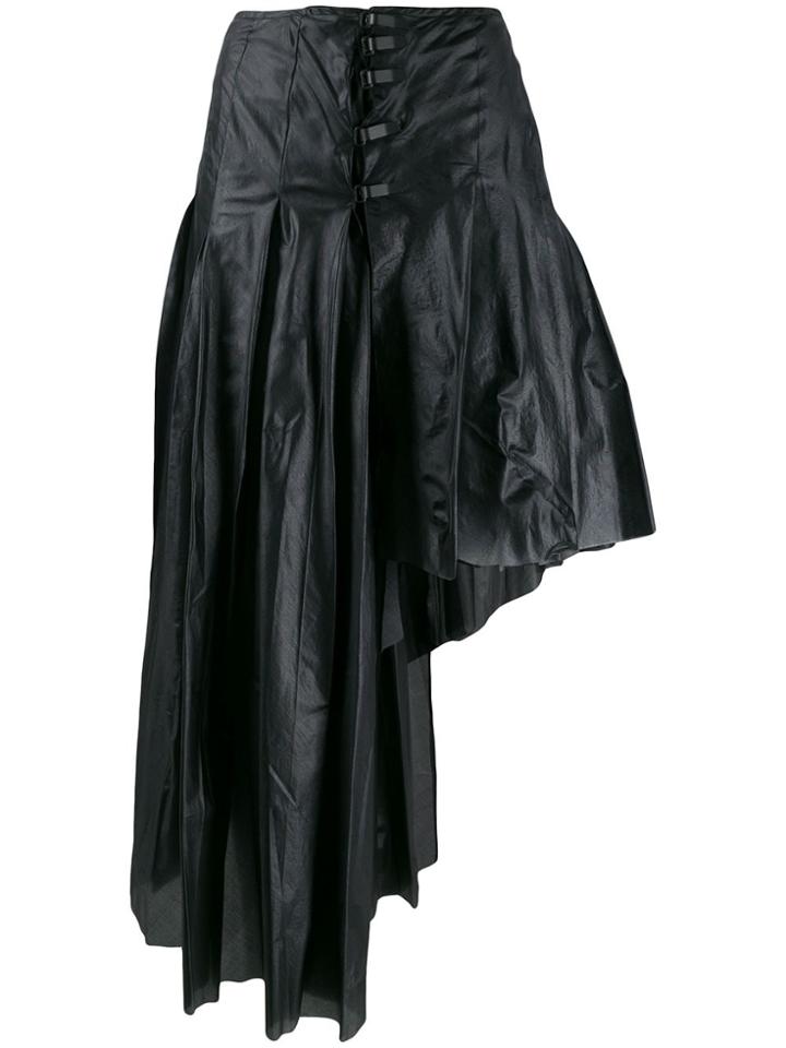 Romeo Gigli Pre-owned 1990s Asymmetric Corset Skirt - Grey