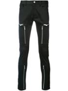 Undercover Zip Pocket Trousers, Men's, Size: 4, Black, Cotton/polyurethane