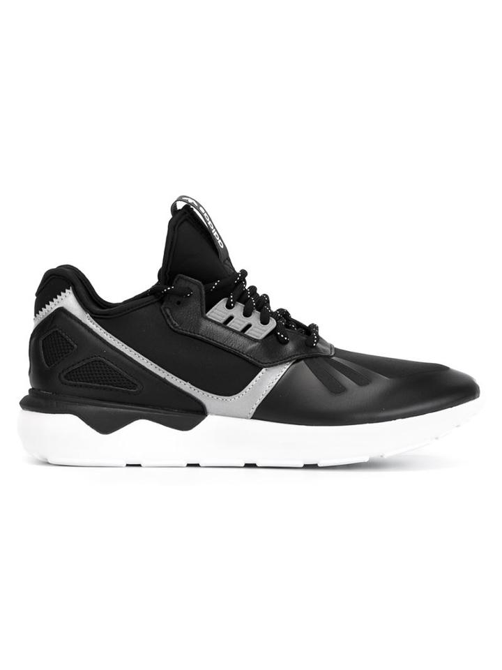 Adidas Originals Tubular Runner Sneakers, Men's, Size: 40, Black, Leather/nylon/rubber