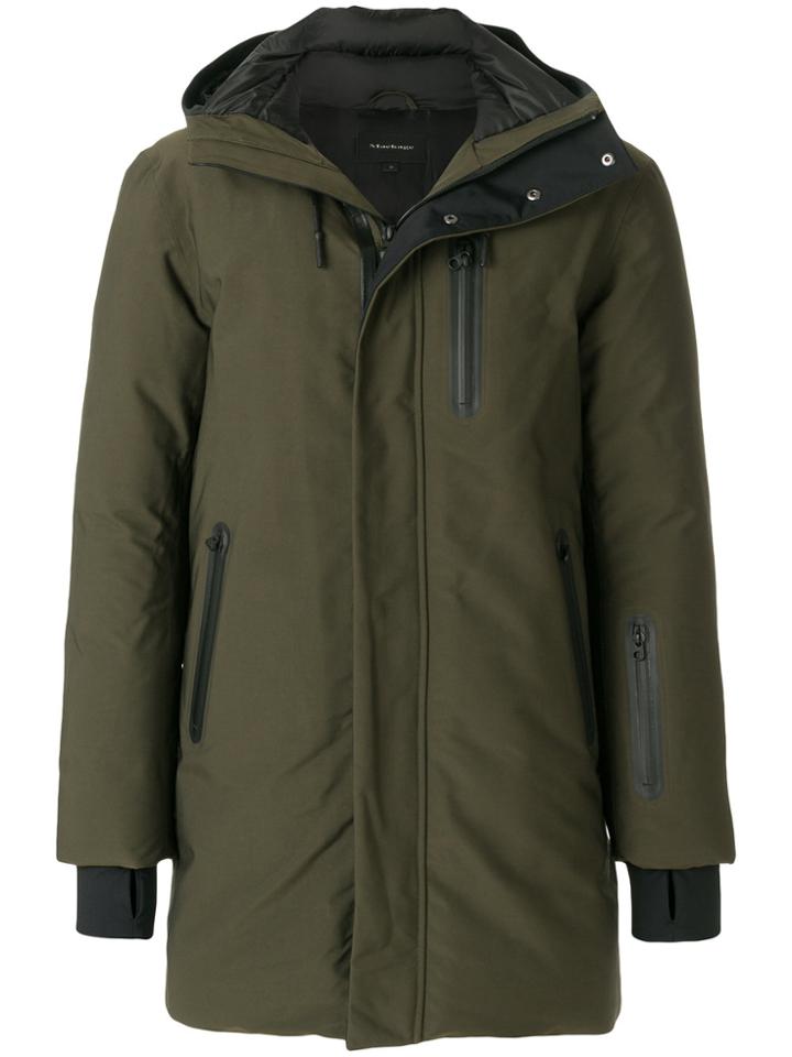 Mackage Zipped Hooded Coat - Green