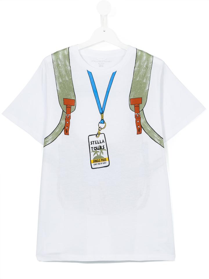 Stella Mccartney Kids Printed T-shirt, Boy's, Size: 14 Yrs, White
