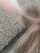 Yves Salomon Accessories Fox Fur Pompom Gloves - Grey