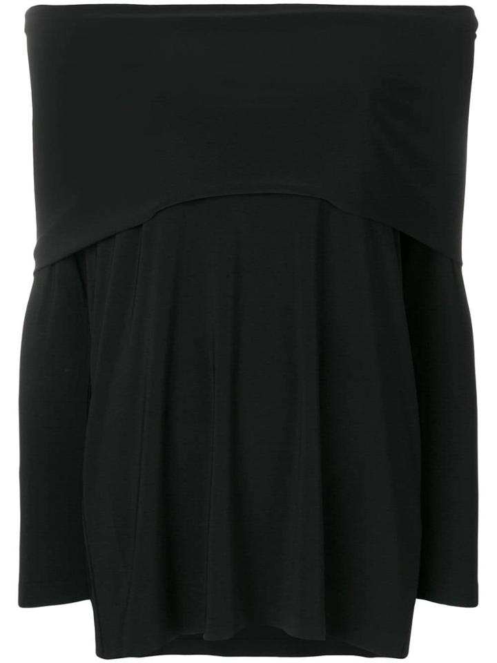 Norma Kamali Off-the-shoulder Jumper - Black