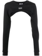 Adidas Cropped Sweatshirt - Black