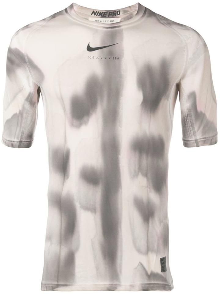 1017 Alyx 9sm Logo Print T-shirt - Neutrals