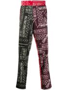 Palm Angels Bandanna Print Trousers - Purple